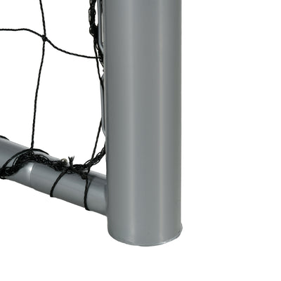 SPORTNOW 8ft x 5ft Football Goal, Football Net for Garden with Ground Stakes, Quick and Simple Set Up 