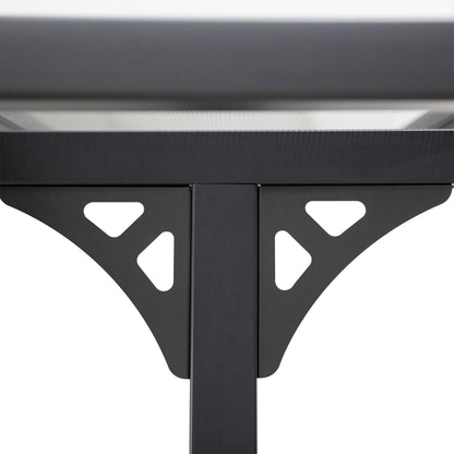 Outsunny Outdoor Patio Gazebo Pergola, Aluminum Post, 4.35 x 3 m PC Roof 