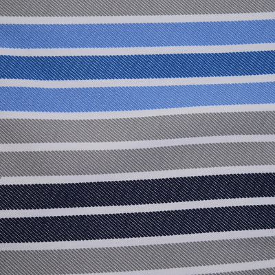 Outsunny Polyester Set Of 2 Swing Chair Cushion Blue Stripes 