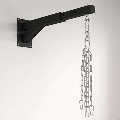 SPORTNOW Punch Bag Wall Bracket, 5-Length Adjustable Boxing Bag Bracket for Kickboxing, Muay Thai, Punching Training 
