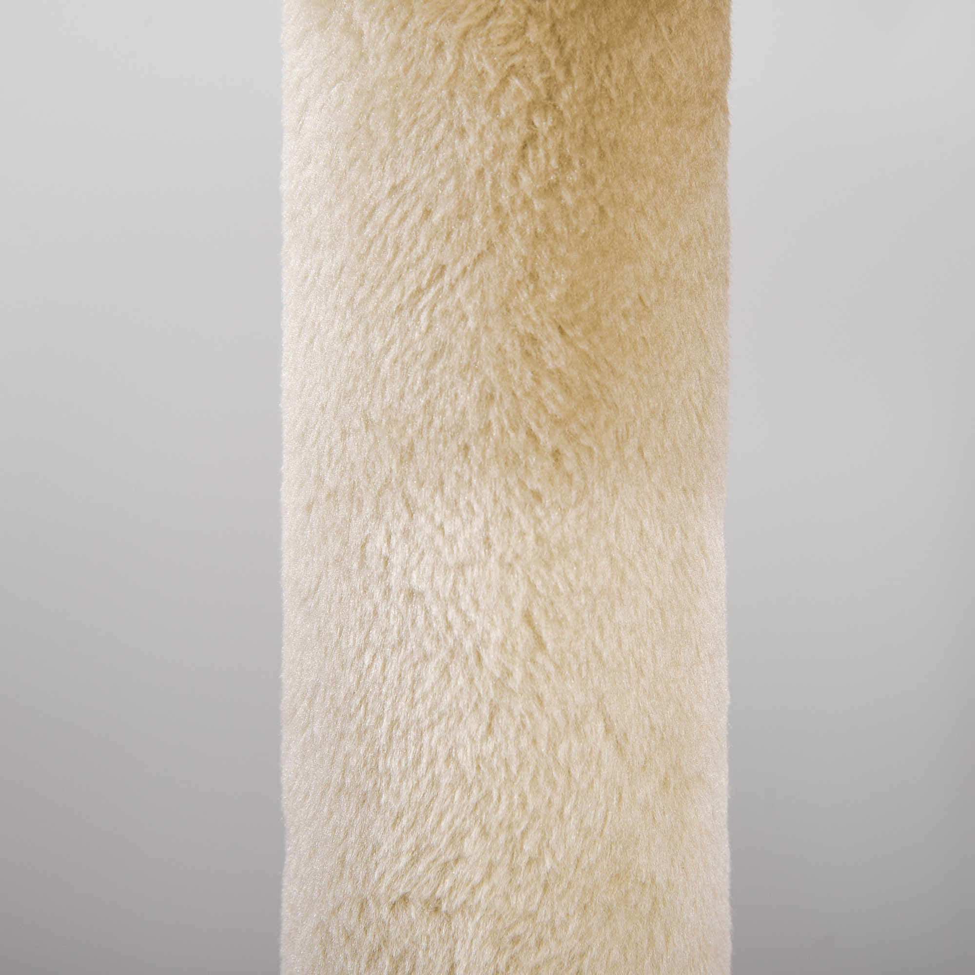 PawHut 104 cm Cat Tree, Cat Condo Tree Tower, Cat Activity Centre with Scratching Posts, Plush Perch, Hanging Ball - Cream White 