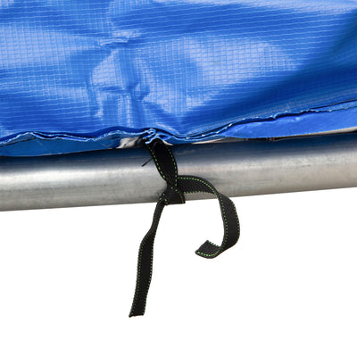 HOMCOM \'ce\'a6244cm Trampoline Pad Pads Replacement Trampoline Accessories Safety Surround Pads Padding - 8ft Blue 