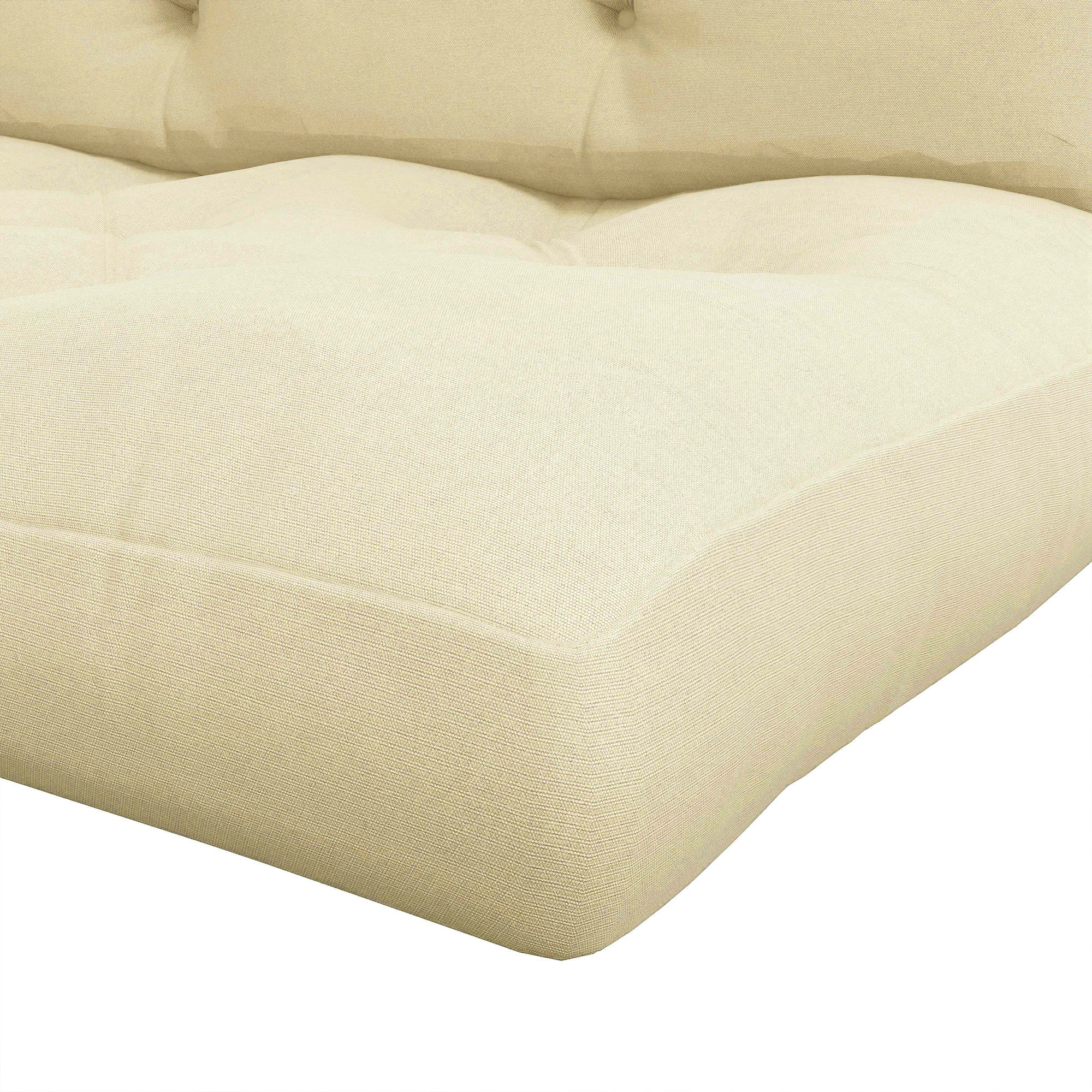 Outsunny Seat and Back Padded Pallet Cushion Set - Beige 