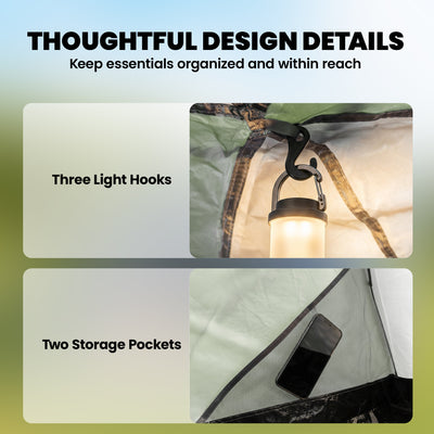 Outsunny Family Camping Tent 3000mm Waterproof Windproof Tunnel Tent 8-12 Person Two Bedrooms Green 