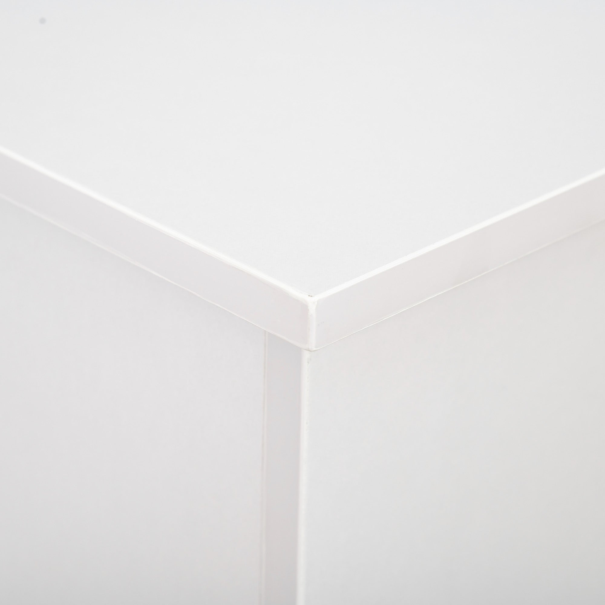 HOMCOM 113L Storage Chest, Storage Box with Flip-Top Lid and 2 Safety Hinges, Storage Trunk for Living Room, Entryway, 100 x 40 x 40 cm, White 