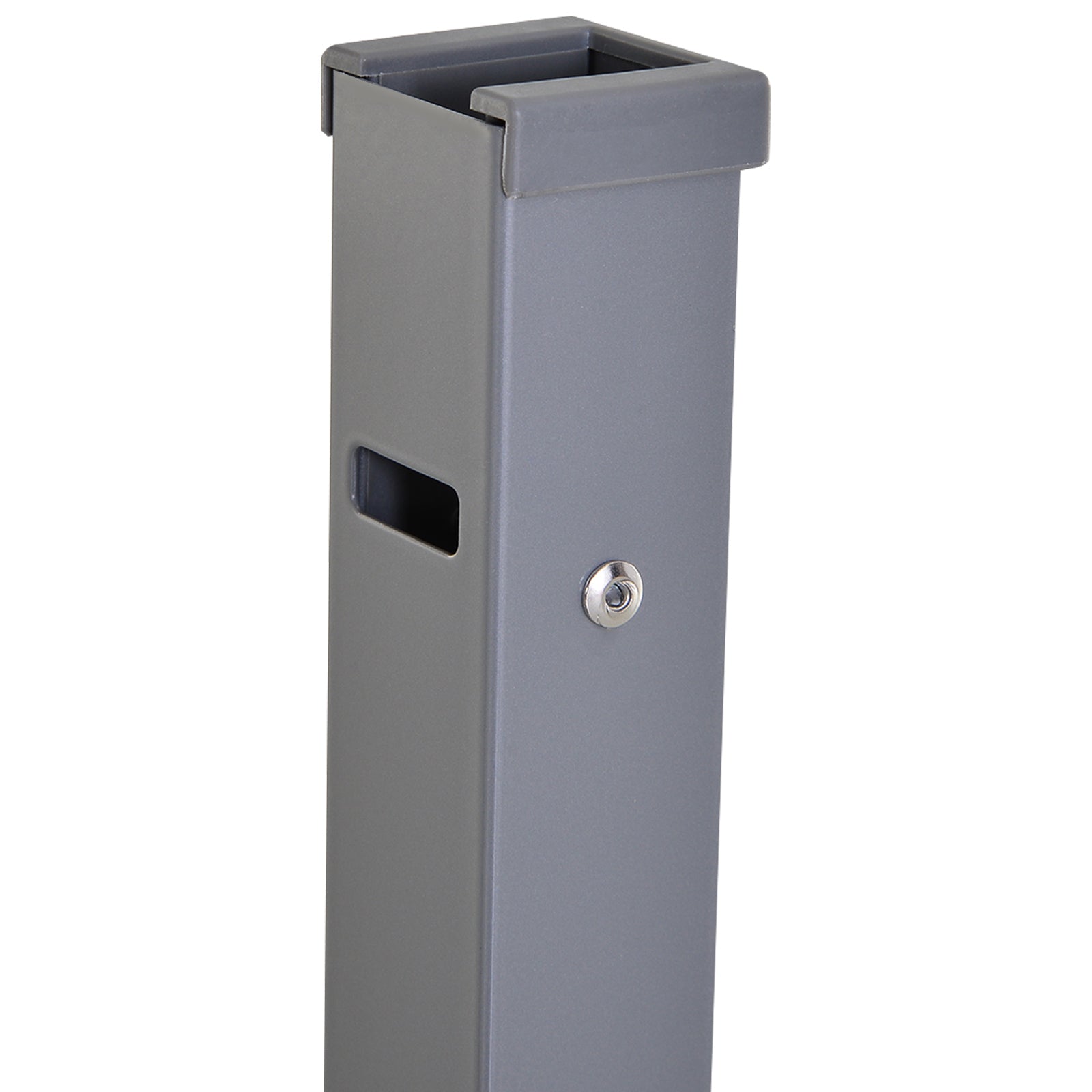 Outsunny 6 x 1.6 M Double Canopy Pull-Out Side Awning Sun Rain Outdoor Protection w/ Steel Frame Retractable Garden Privacy Home Commercial Beige 