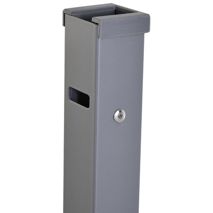 Outsunny 6 x 1.6 M Double Canopy Pull-Out Side Awning Sun Rain Outdoor Protection w/ Steel Frame Retractable Garden Privacy Home Commercial Beige 