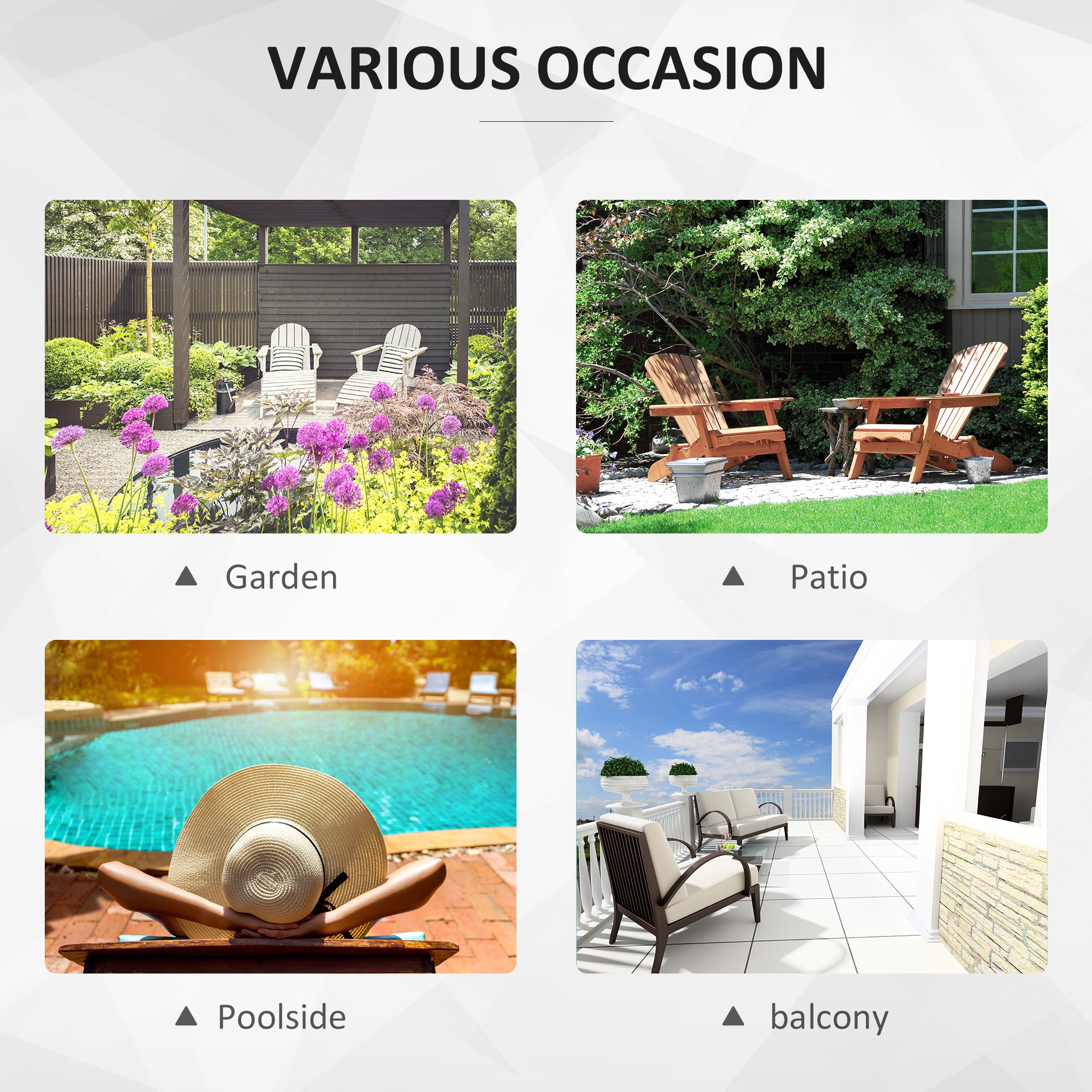 Outsunny 2-Seater Outdoor Rattan Daybed Sofa Footstool Coffee Table Set w/ Canopy, Cushion 