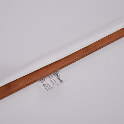 Outsunny 2.7m Elegant Wooden Frame Parasol Umbrella - Cream White 