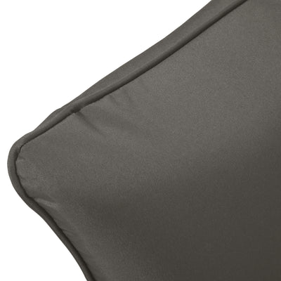 Outsunny Outdoor Seat and Back Cushion Set Patio Deep Seating Chair Replacement Cushion 