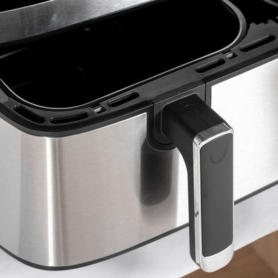 HOMCOM 8.5L Dual Basket Air Fryer, with Sync and Multi-Menu Cooking 