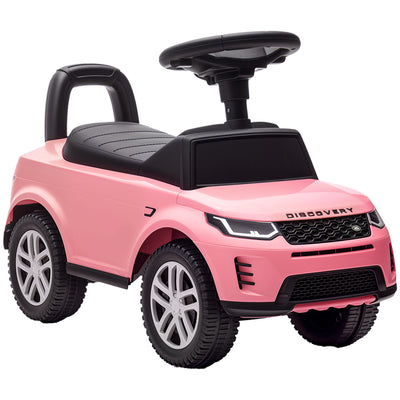 AIYAPLAY Land Rover Licensed Toddler Ride on Car with Horn, Engine Sounds, Under-Seat Storage, for 18-36 Months, Pink 