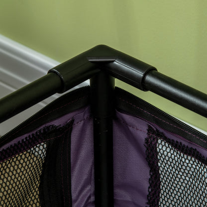 PawHut 48.5cm Pet Carrier, with Cushion, for Miniature Dogs - Purple 