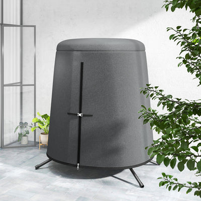 Outsunny 196 x 230 cm Hanging Egg Chair Protective Cover - Grey 