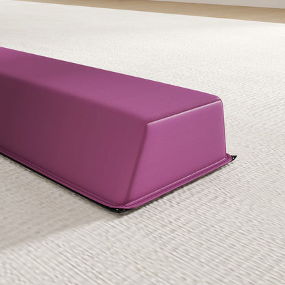 SPORTNOW 7.7ft Folding Gymnastics Beam, Floor Balance Beam for Kids with Anti-Slip Base, Gymnastics Equipment for Home, Purple 