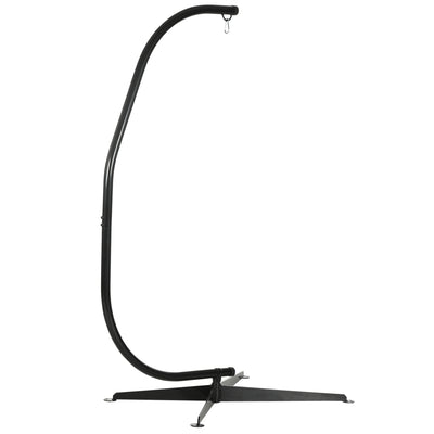 Outsunny Hanging Hammock Stand Hammock Chair Stand C Stand Steel Heavy Duty Stand for Hanging Hammock Air Porch Swing Chair Indoor Outdoor (Only Construction) 
