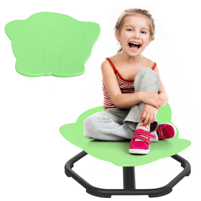 AIYAPLAY Elephant-Shaped Spinning Chair for Autism, 3-6 Years, Green 