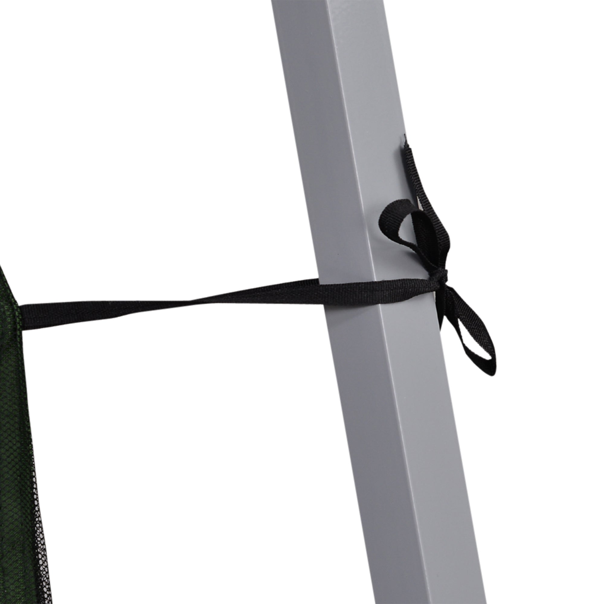 Outsunny Outdoor Garden Pop-up Gazebo Canopy Tent Sun Shade Event Shelter Folding with Adjustable Height, Mesh Screen Side Walls 3.5 M × 3.5 M Base / 3 M × 3 M Top, Green 