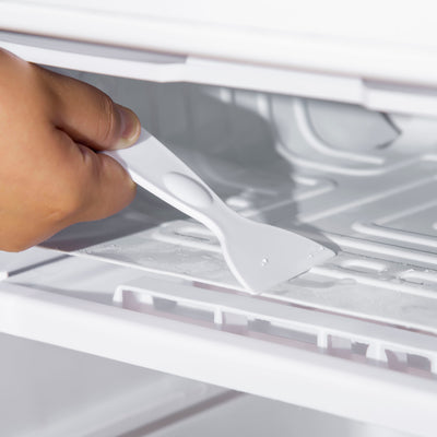 HOMCOM 91 Litre Freestanding Under Counter Fridge Freezer, Small Fridge with Chiller Box, Adjustable Thermostat, 47.5cm Wide, White 