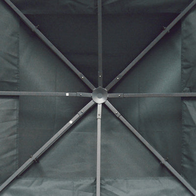 Outsunny Gazebo Roof Replacement, for 3 x 3(m) Frames - Grey 