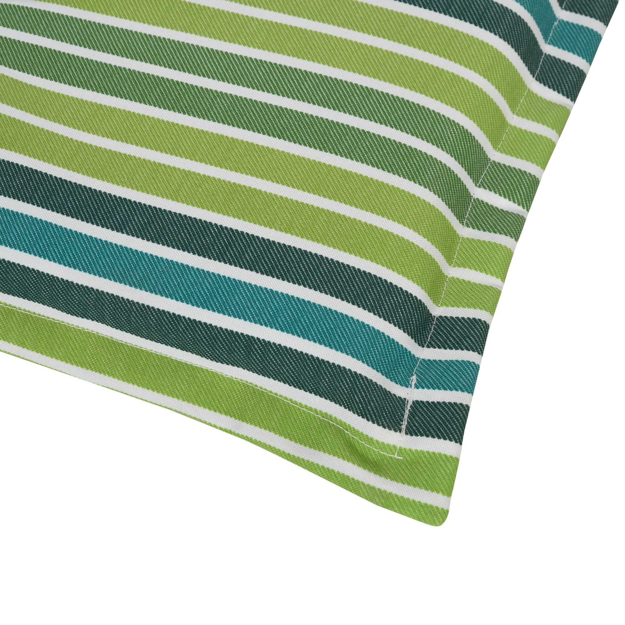 Outsunny Polyester Set Of 2 Swing Chair Cushion Green Stripes 