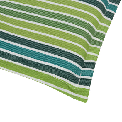 Outsunny Polyester Set Of 2 Swing Chair Cushion Green Stripes 