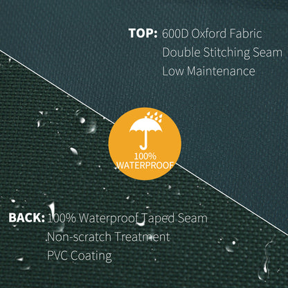 Outsunny Garden  Patio Large Furniture Set Round Cover 600D Oxford Waterproof Ф193 x 80H cm 