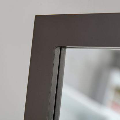 HOMCOM Freestanding Dressing Mirror Bedroom Tall Adjustable Angle 148x47cm Brown 