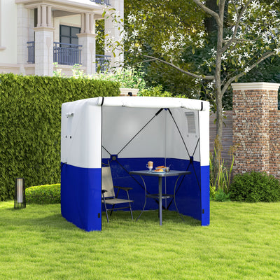 Outsunny 2 x 2m Pop-Up Gazebo, with Accessories - Dark Blue 