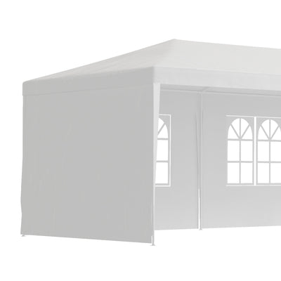 Outsunny Garden Gazebo Marquee Party Wedding Tent Canopy (9m x 3m) - White 