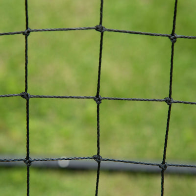 HOMCOM Rebounder Net, Practise Kickback Goal, for Teens, Adults Training - Black 