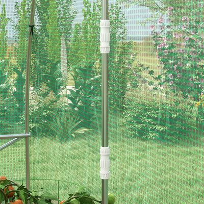 Outsunny Sprinkler System Polytunnel Greenhouse, 3 x 2m, Green 