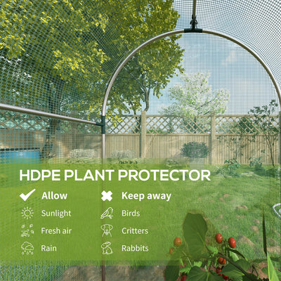 Outsunny 120 x 120cm Mini Polytunnel Greenhouse 