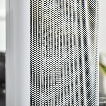HOMCOM 2000W Electric Heater, PTC Ceramic Portable Fan Heater with Overheating & Tip-Over Protection, 45° Oscillating Energy Efficient Electric Heater for Home, Office, Study, Bedroom