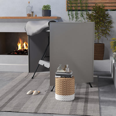 Outsunny 152 x 177cm Three-Seater Swing Chair Protective Cover Light Grey 