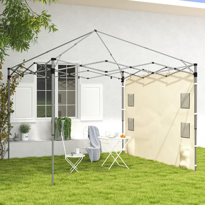 Outsunny 195 x 295cm Replacement Gazebo Sidewall - Beige 
