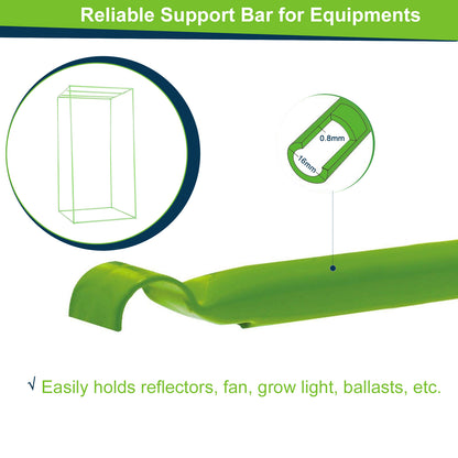 Outsunny Grow Tent Reflective Mylar Hydroponic with Adjustable Vents and Floor Tray for Indoor Plant Growing, 80 x 80 x 160 cm (31.5" x 31.5" x 63") 